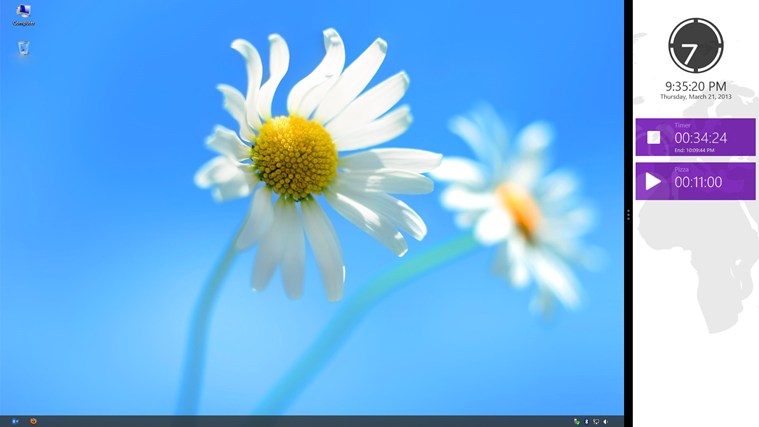Asparion Clock (Live tile, alarm, timer)
