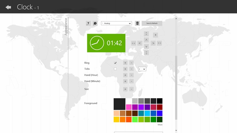 Asparion Clock (Live tile, alarm, timer)